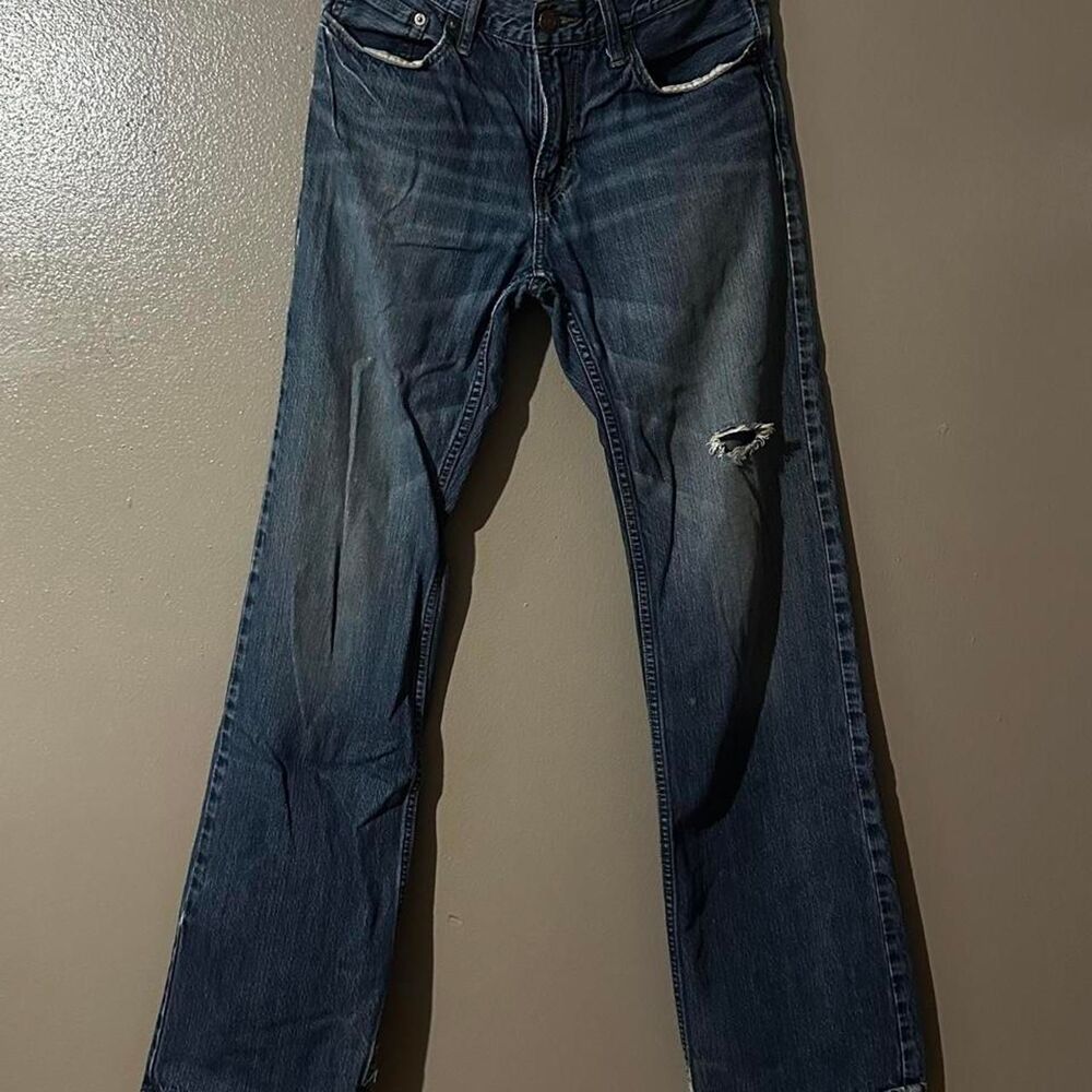 American-eagle Men's Blue and Navy Jeans